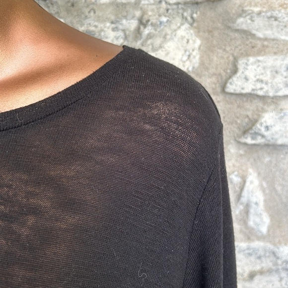 Knit Top with lace insert - Picture 2 of 8